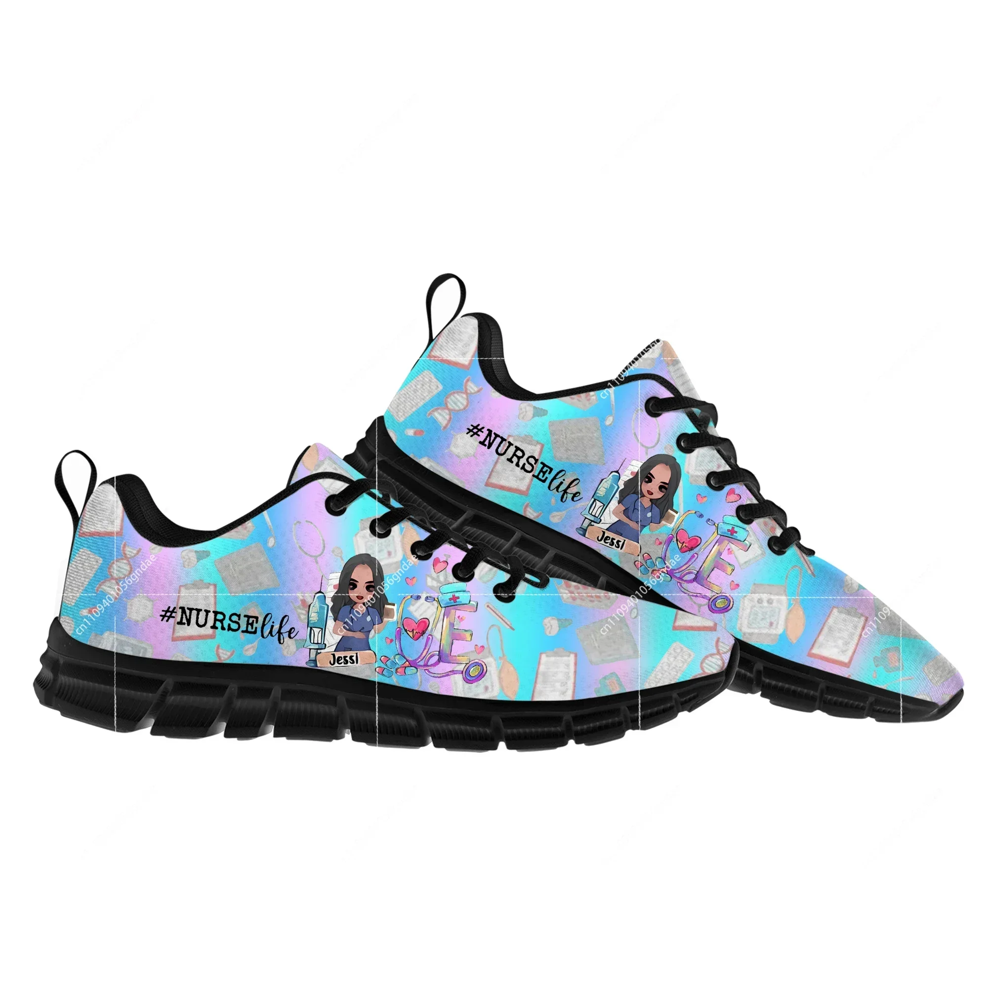 

Cute Cartoon Nurse Sports Shoes Hot Nurse Mens Womens Sneakers Fashion Sneaker Custom Built Shoes