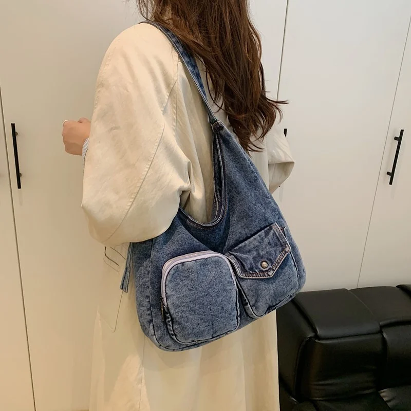 

Elegant Bag for Women 2025 New Autumn Niche Design Shoulder Bag Large Capacity Casual Commuting Underarm Bag