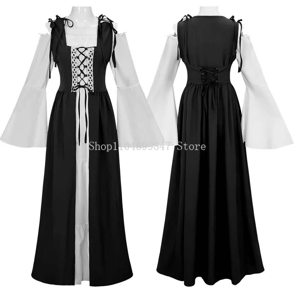 European and American retro palace Greek goddess pirate medieval Irish Set Arabic dress performance renaissance costume women