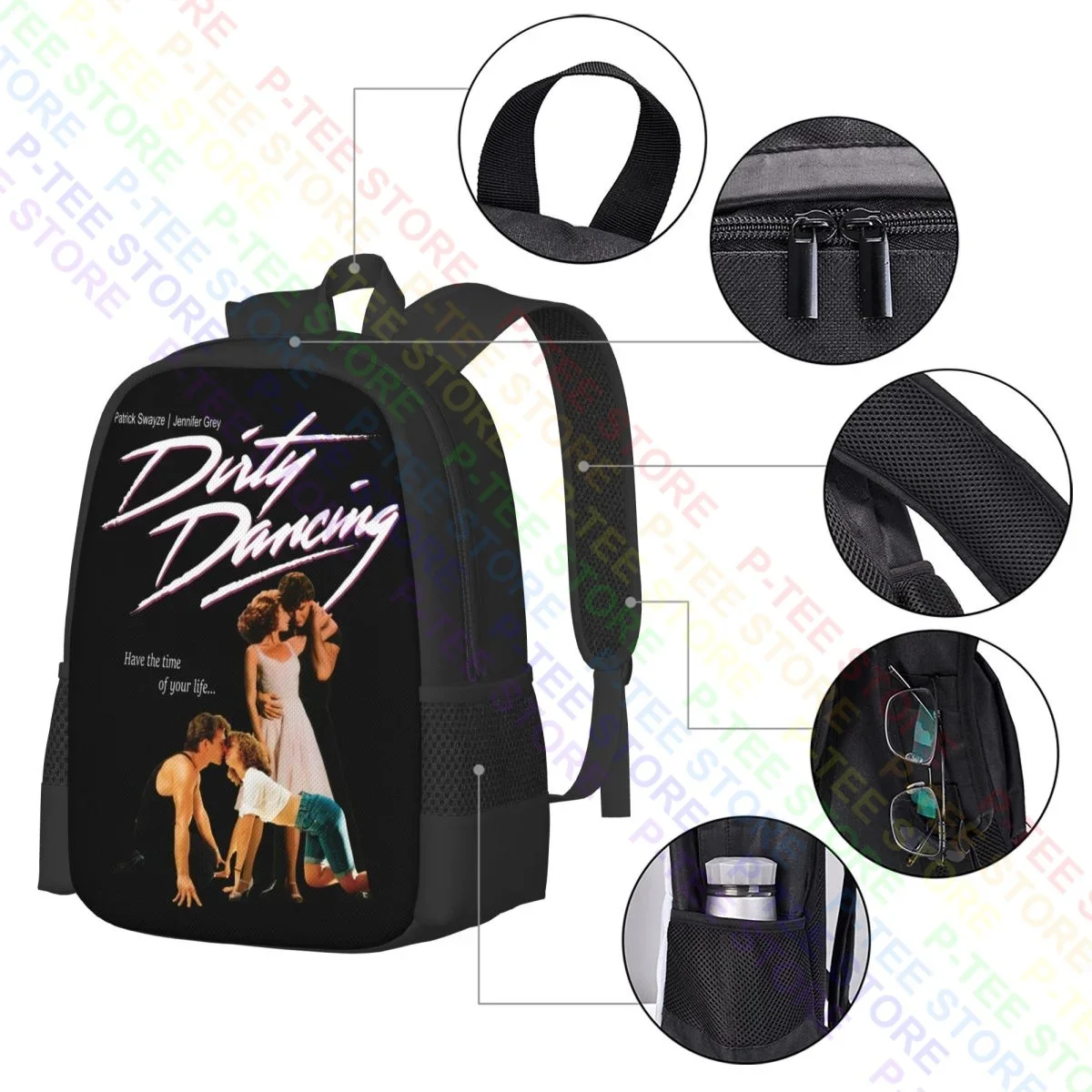 Dirty Dancing Patrick Swayze Jennifer Grey Have The Time Of Your LifeBackpack Large Capacity Newest Gymnast Bag