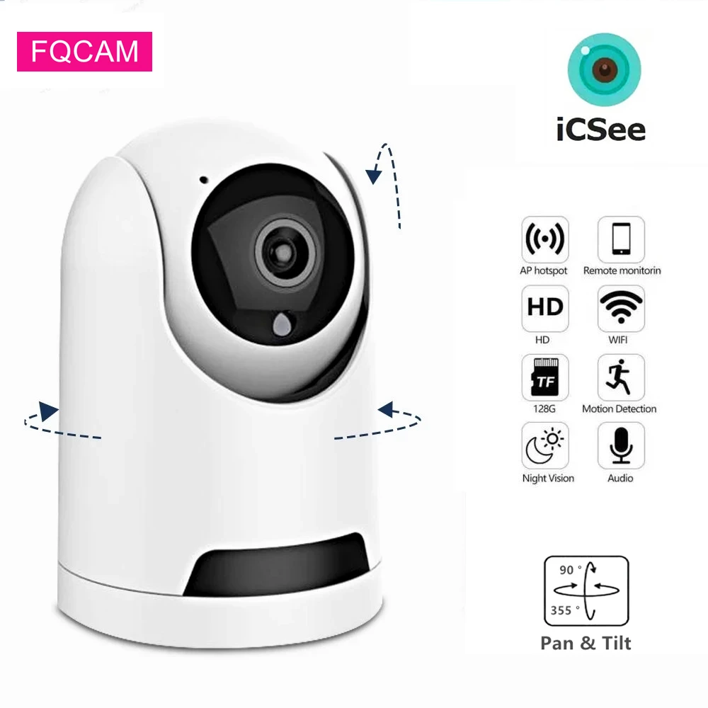 

ICSee 4MP WIFI Baby Monitor Camera Smart Home Security Protection Wireless Video Surveillance MINI Camera Two Ways AUDIO