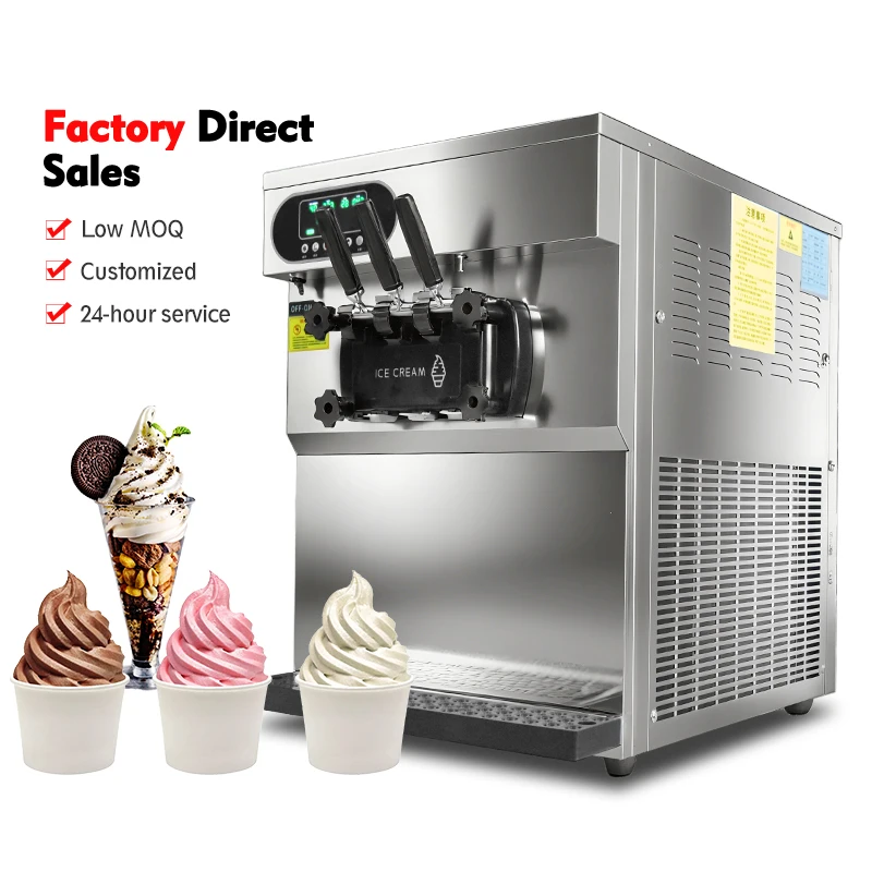 

Moseener Commercial Soft Ice Cream Machine 3 In 1 Template Ice Cream Making Machine Gelato Ice Cream Machine