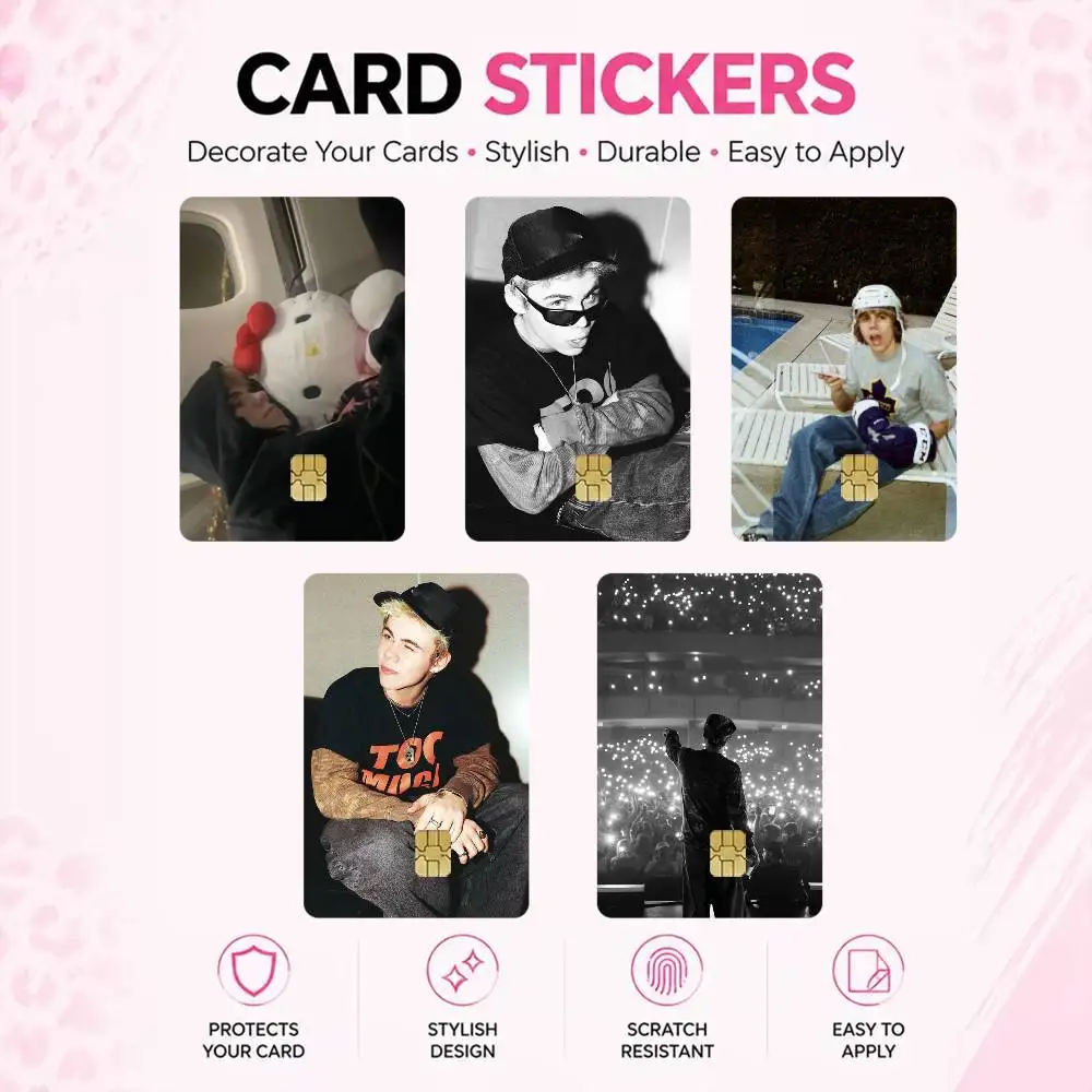 Kid L-Laroi High‑Res Game Chip Decals Credit Card Mini Waterproof Vinyl Ornament Useful Gift