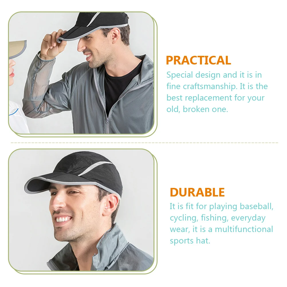 

Sun Hat Caps for Men Women Running Baseball Caps Cap Breathable Foldable Visor Hats Sun Protection Outdoor Sports