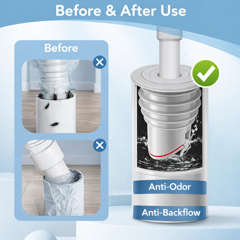 

1/3/5 шт. силиконовые уплотнительные кольца для напольных сливов, заглушки для канализационных труб с защитой от запаха для кухонных моек, ванных комнат и стиральных машин