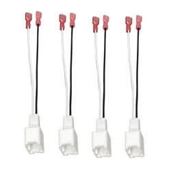 4pcs Speaker Wiring Harness Connector Auto Loudspeaker Cable Cord Adapter for Nissan Renault Series Car Accessories