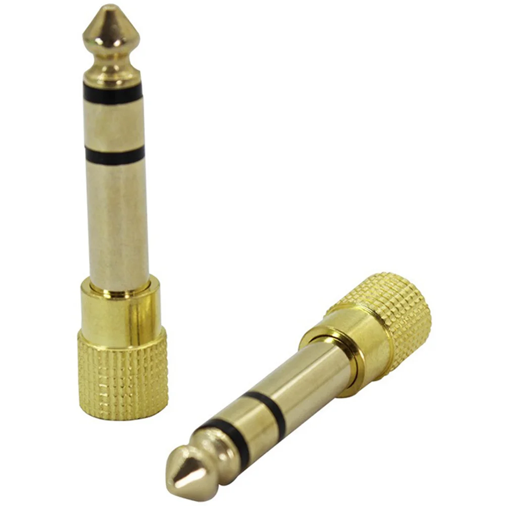 2Pcs Long Lasting 35Mm To 65Mm Audio Adapter Headphone Jack Converter For Professional Sound Systems And Stage Equipment - Image 6