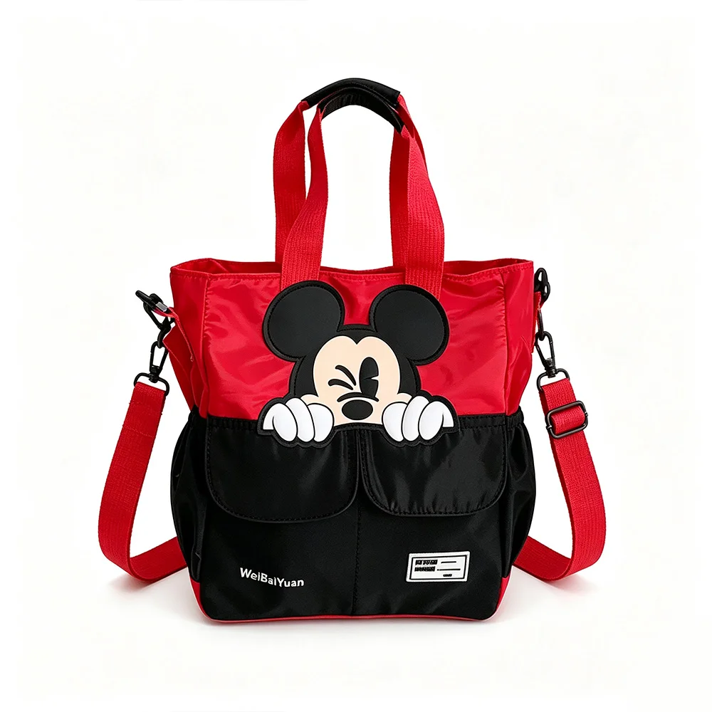 High-quality Cartoon Canvas Handbags Large Capacity Shoulder Bag Women's Fashion Handbag Shopping Bag
