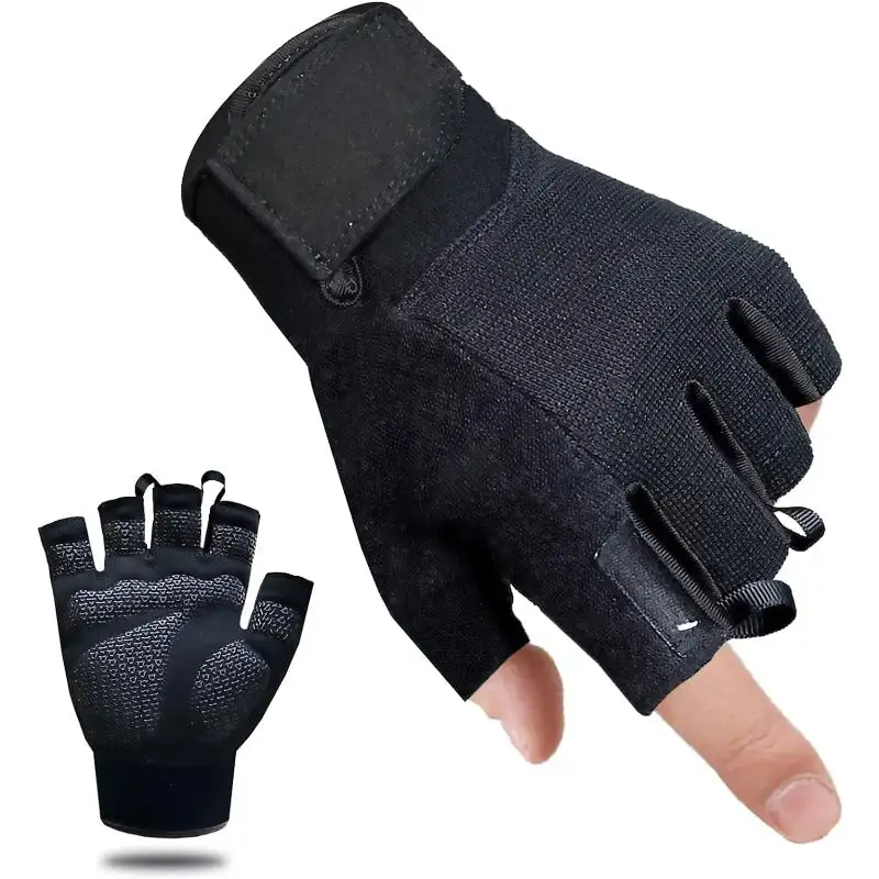 

Workout Gloves for Men and Women, Exercise Gloves for Weight Lifting, Cycling, Gym, Training, Breathable and Snug fit