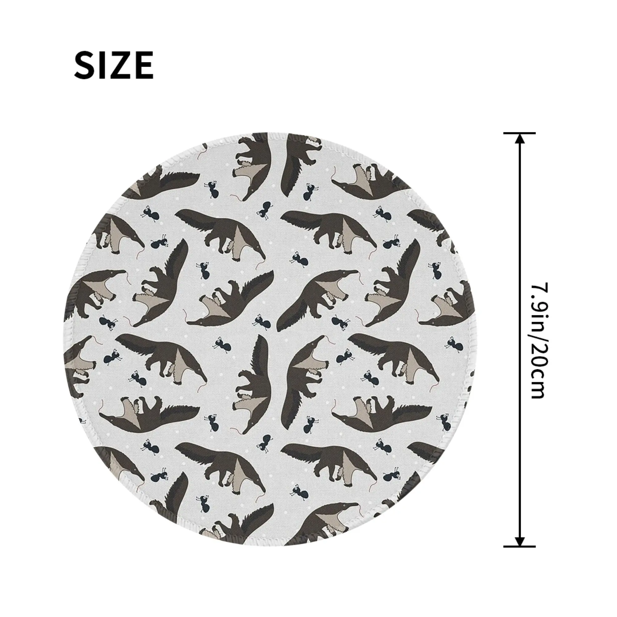 Giant Anteaters and Ants All over Mouse Pad Computer Keyboard Mouse Mat Gamer PC Laptop Desk Mat Office Accessories Table Mats