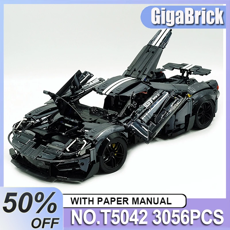 

T5042 MOC Crafted Technical Super Speed GT Sport Car 1:8 Model Blocks City Racing Vehicle Brick Toys for Kid Xmas Chrismas Gifts
