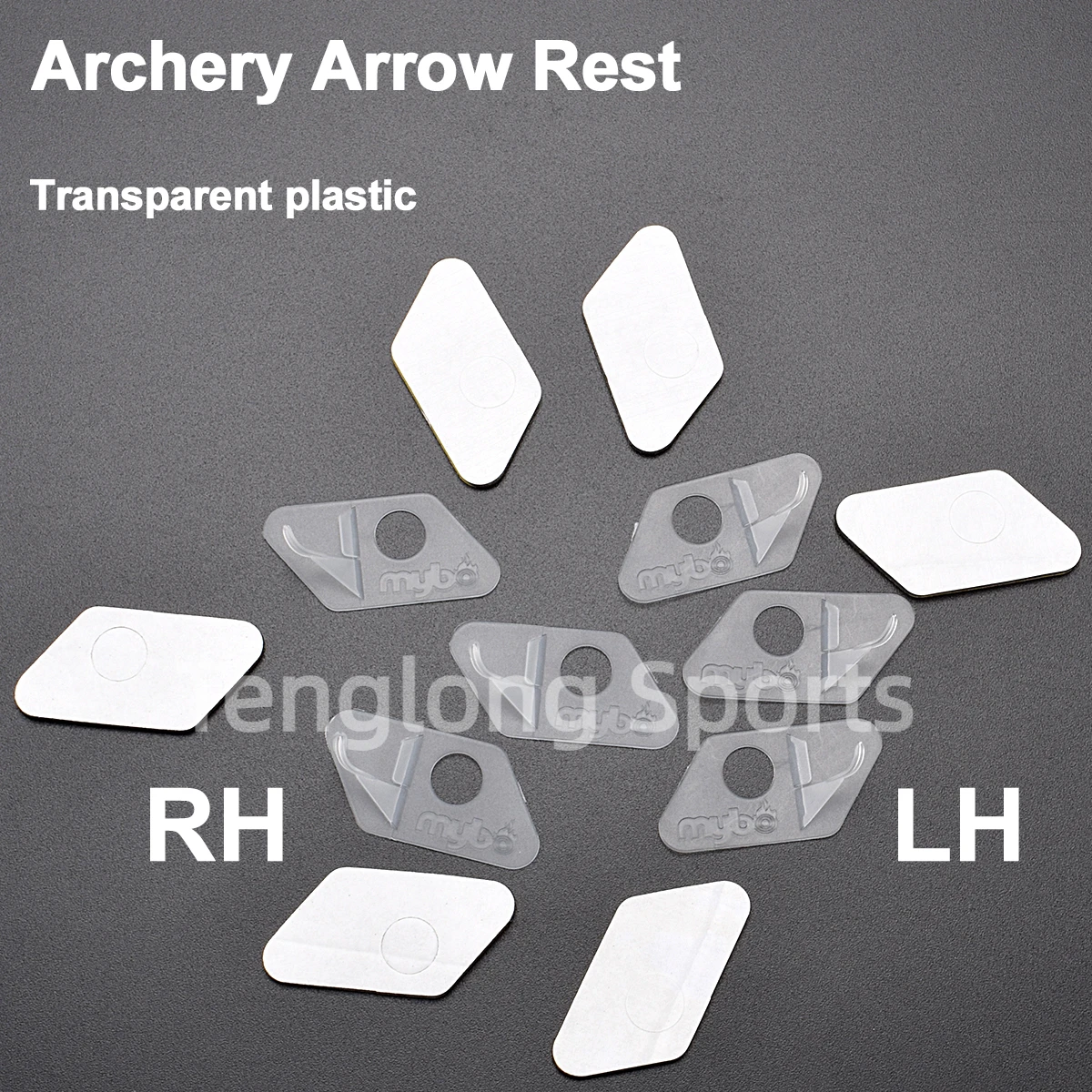 

Archery Recurve Bow Rest Transparent Plastic Arrow Rest For Left or Right Hand Archer Outdoor Sports Accessori