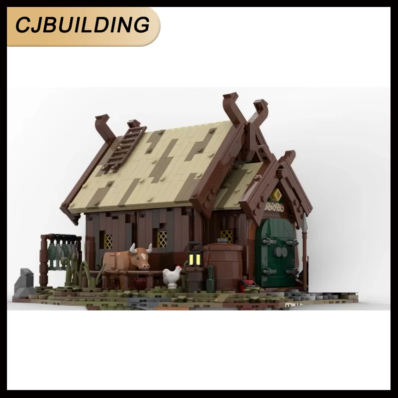 1421pcs Ring Movie Serie UCS Rohan Warrior House Building Block Assembly Bricks DIY Model Toy Architecture Collection MOC-138080