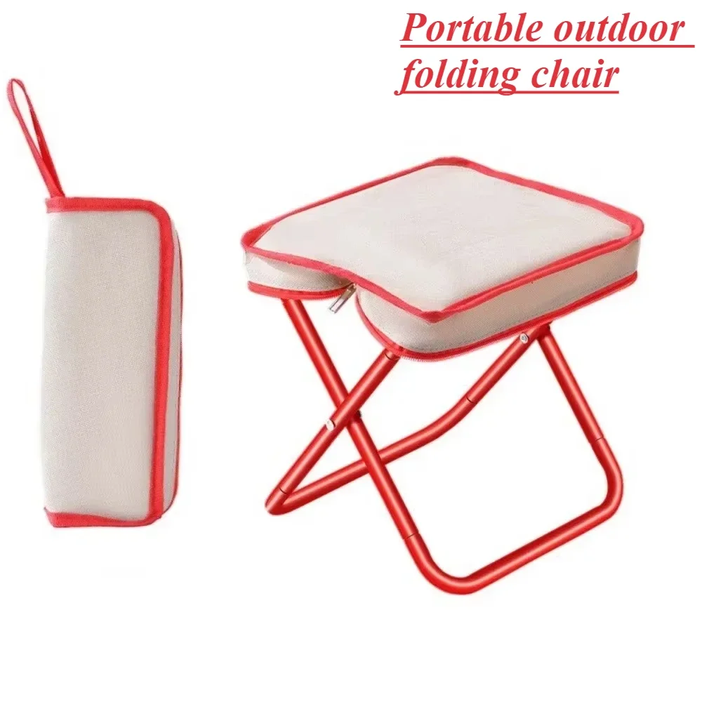 Outdoor Folding Chair Portable Pocket Handbag Bench Folding Chair Sketching Small Mazza Fishing Recreational Camping Small Bench