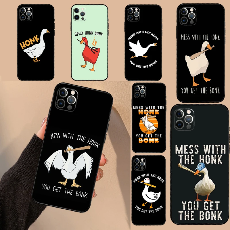 

Чехол Duck Goose Honk Bonk Funny Meme для Huawei Nova 3i 7i 8i 11i 12i 9 10 SE Y73 Y90 Y70 Y72 Y61 Y91 P30 P40 Lite P60 Pro