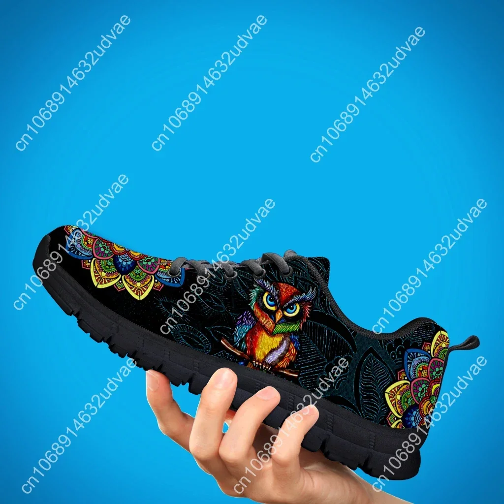 Mandala Owl Design Brand Fashion Sneakers Comfortable Summer Breathable Shoes Walking Shoes/Basketball Shoes