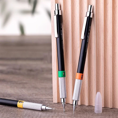 Imagen 2 del producto Lápiz mecánico japonés UNI Mitsubishi M5-552, bolígrafo automático de centro de gravedad bajo para pintura fina, papelería de 0,5/0,3/0,7mm