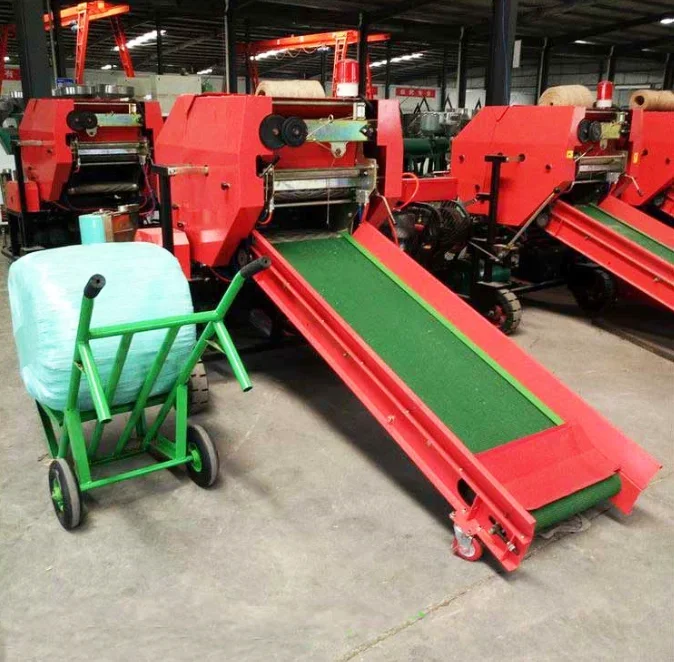 Factory manufacture Hay Straw Corn Silage Round Baler And Wrapper Machine for agricultural use Forage silage baler machine