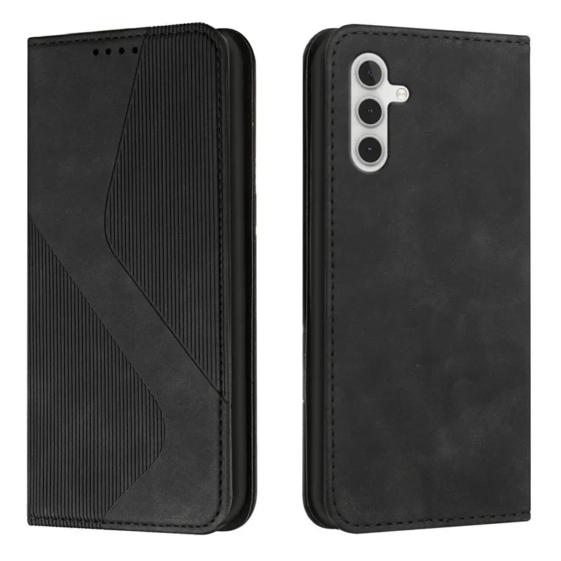 Magnetic Leather Book Case For Samsung Galaxy S24+ Phone Cover On For Samsung S24 Plus S23 FE S22 Ultra 5G S23FE Flip Wallet Bag