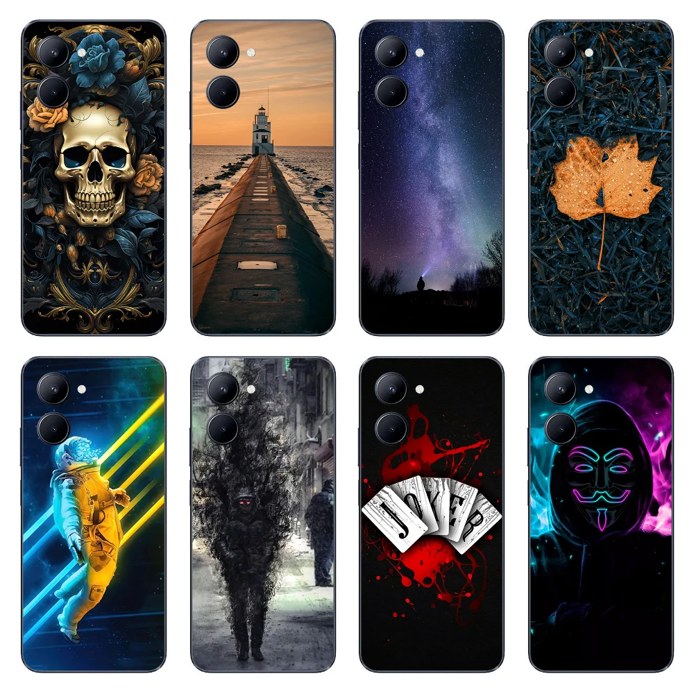 ل RealmeC33 RMX3624 Coque 6.5 "Realme C33 حافظة C 33 لطيف لينة الغطاء الخلفي للقضية ممن لهم Realme C33 الوفير سيليكون الحالات الهاتف #1