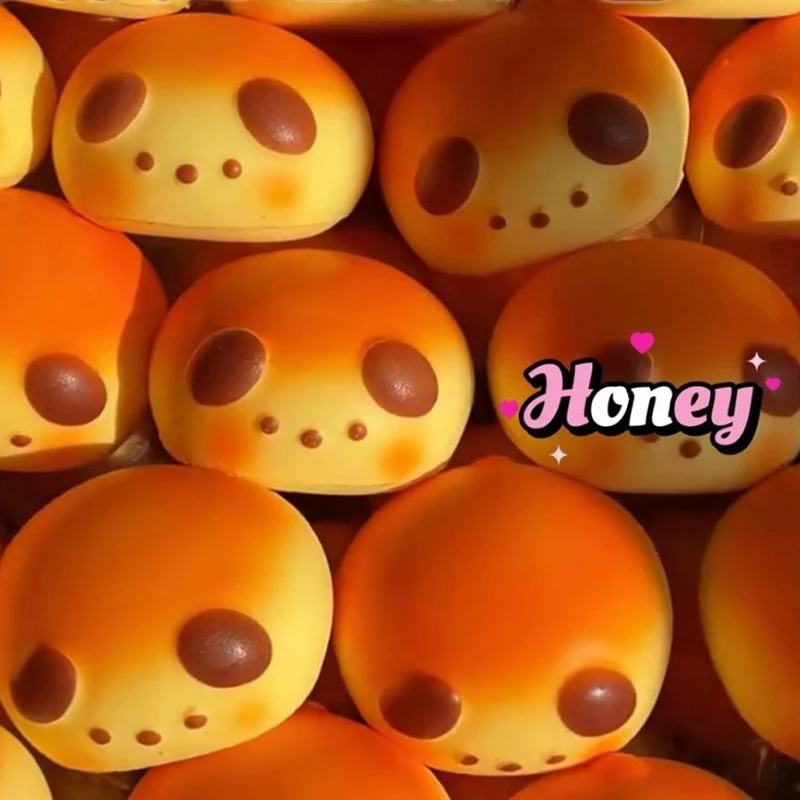 귀여운 빵 모양 스퀴시 슬로우 라이징 피젯 토이 재미있는 스트레스 해소 안티 스트레스 핀치 모찌 스퀴시 장난감 어린이 성인 선물