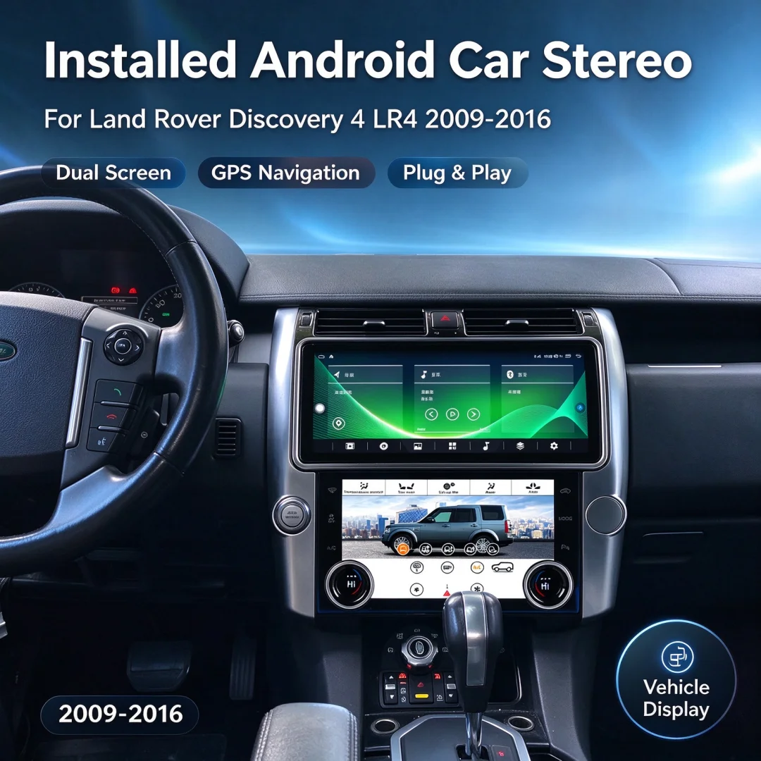 Wireless CarPlay Android14 Audio For Land Rover Discovery 4 2010-2016 With AC Screen Android Auto Player Car Intelligent Systems