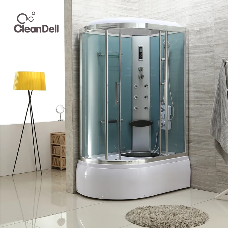 Integral Shower Room, Integral Bathroom Toilet, Knife Steam Sauna High And Low Basin Curved Bath Room