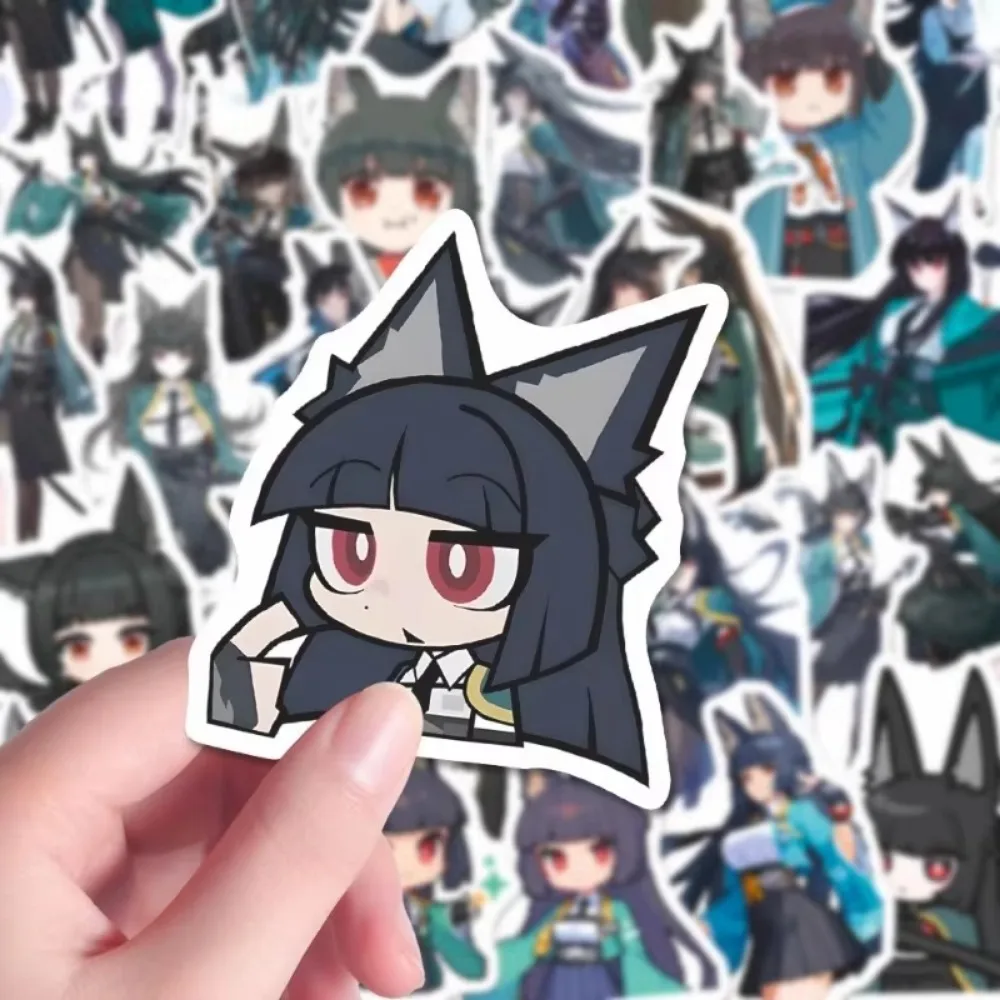 55 قطعة من ملصقات شخصيات الرسوم المتحركة Hoshimi Miyabi لعبة مجموعة تزيين الهاتف المحمول للزجاجة