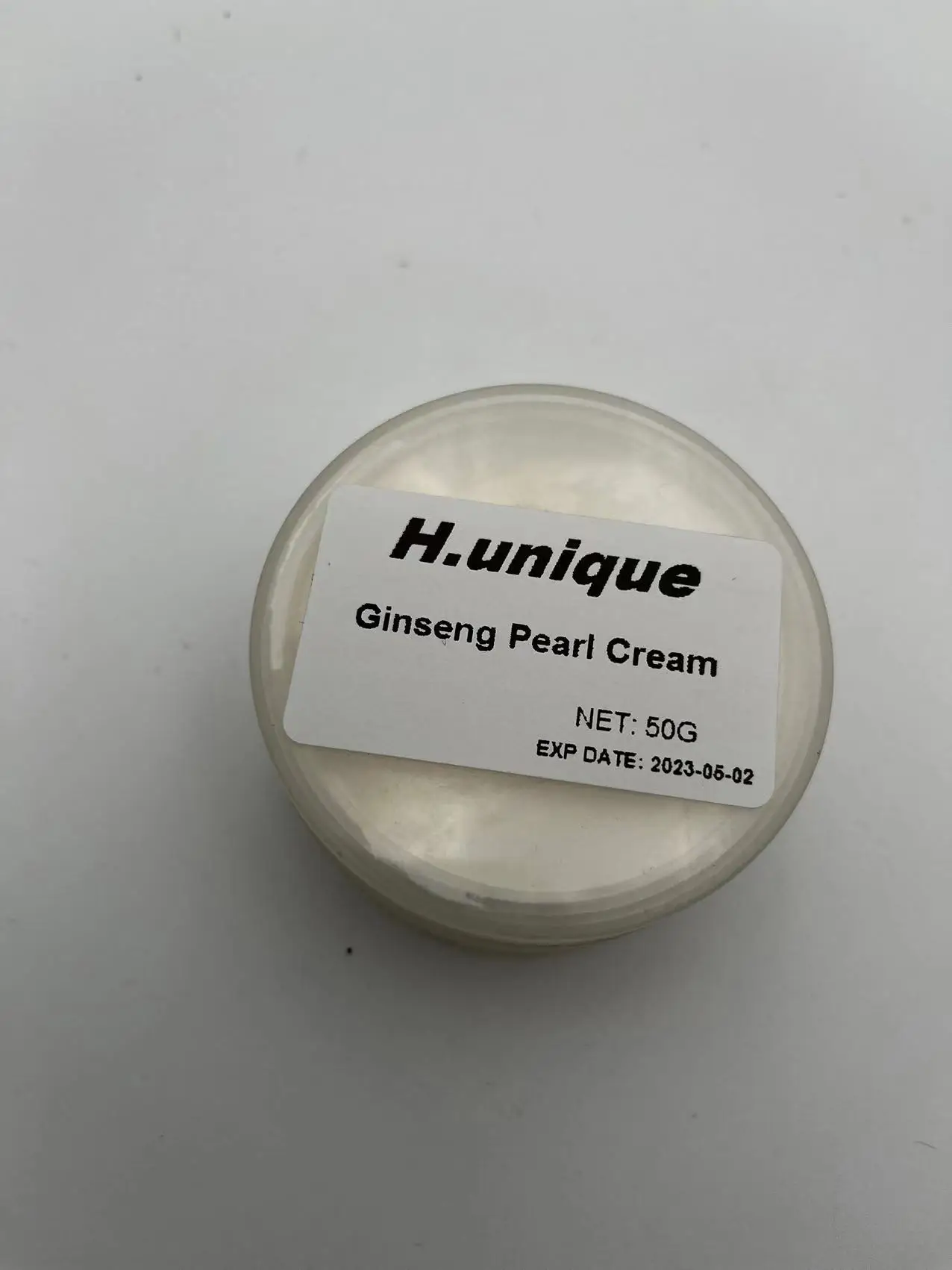 Brand H.unique 100% original ginseng pearl cream ointment face skin whitening repairing moisturing and nourishing