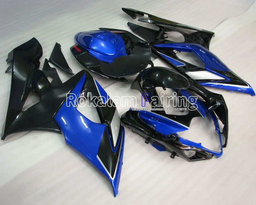 

For Suzuki GSXR1000 2005 2006 K5 Body Kit GSX-R1000 05 06 GSXR 1000 Blue Black Motorcycle Fairings (Injection molding)