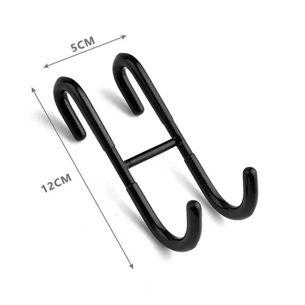 2Pcs Helpful Practical Small Tool S-Shaped Hook 4 Colors Door Hooks Shower Squeegee S Shape Organizer Hook for Household