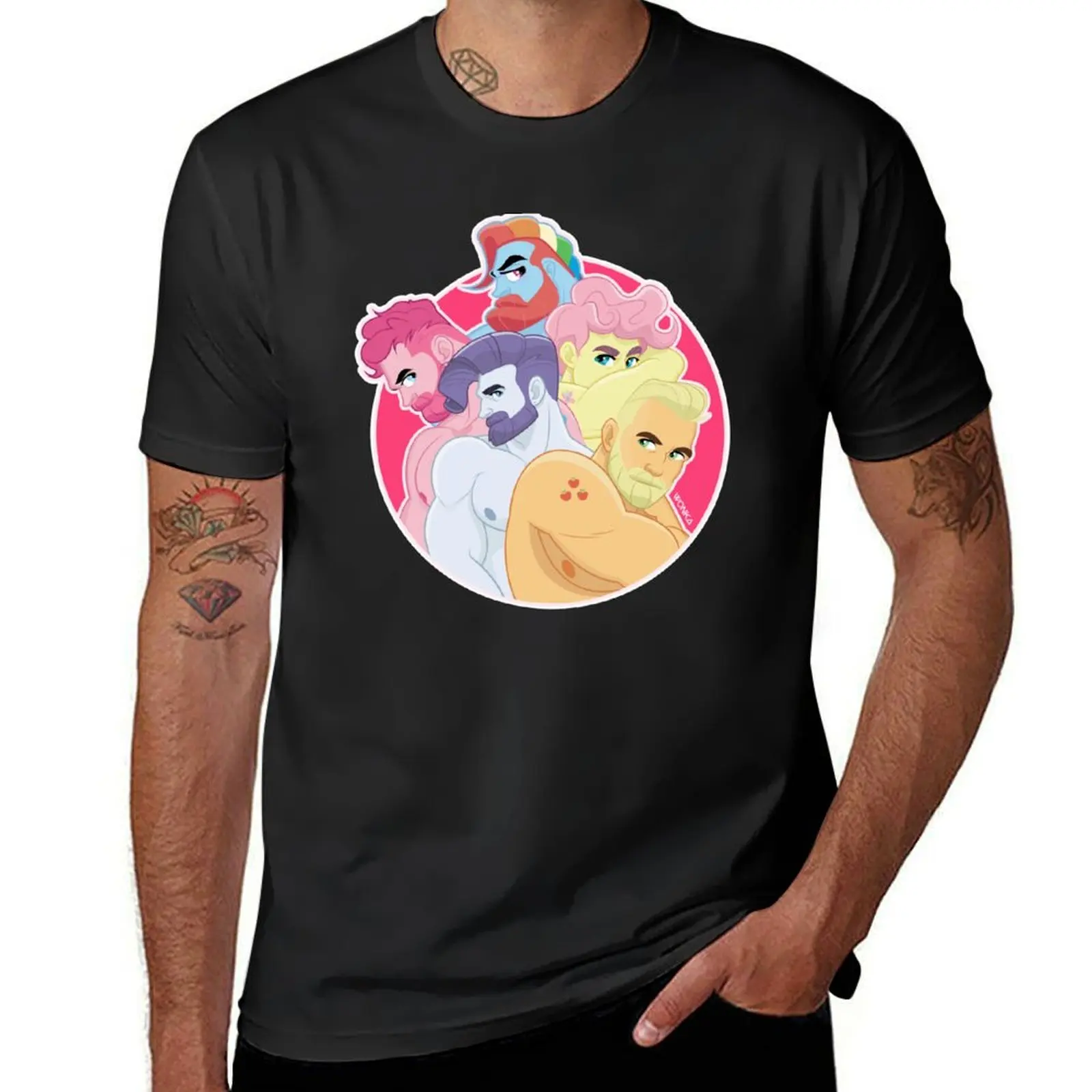 

BRONY'S TEAM T-Shirt sweat plus size tops hippie clothes plus size men clothing