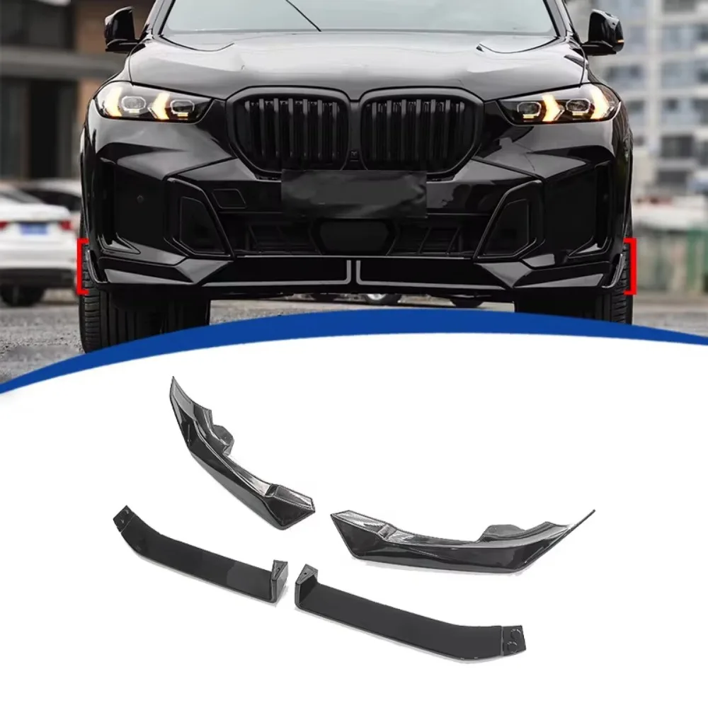 

For BMW X5 G05 2023-2025 Year Splitter Front Bumper Lips Spoiler Body Kit Accessories