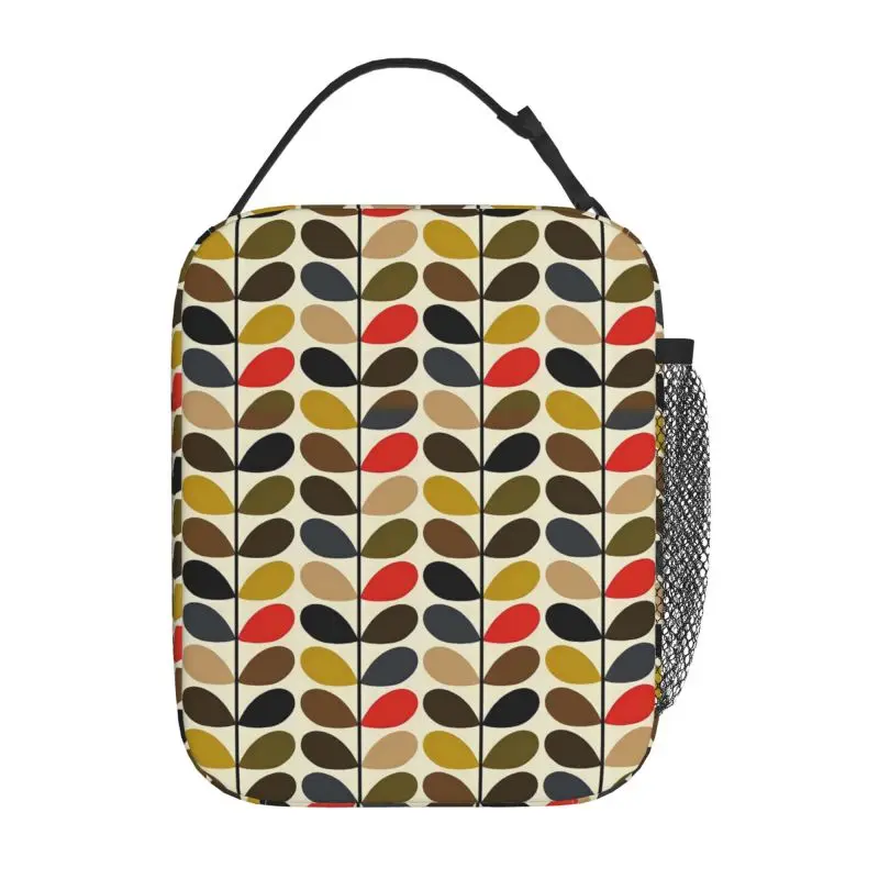 Orla Kiely Abstract Multi Stem Insulated Lunch Bag Reusable Waterproof Thermal Oxford Bento Tote Bags for Women Work Picnic