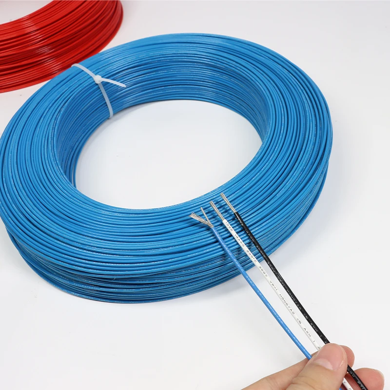 1M/5M UL1332 PTFE Wire 30/28/26/24/22/20/18/16/14/13/12/10 AWG FEP Insulated High Temperature Electron Cable For 3D Printer view 6