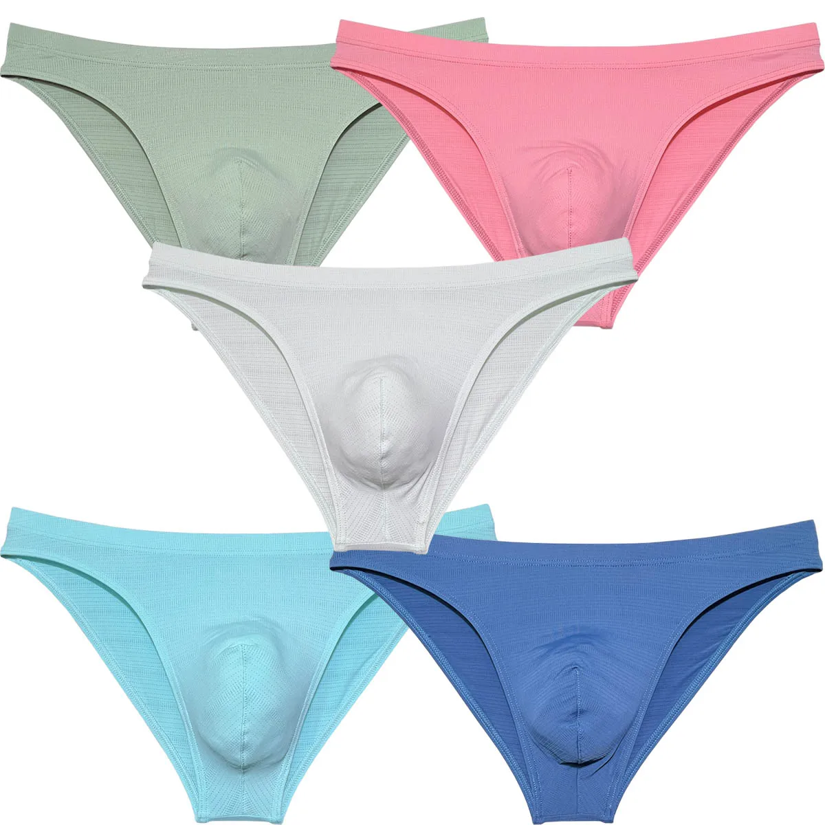 

JAXTSTK Men's Briefs Underwear Low Rise Slim Fit Underpants Male Bikini Enhancing Pouch Ultrathin Comfortable Sexy Stretch Brief