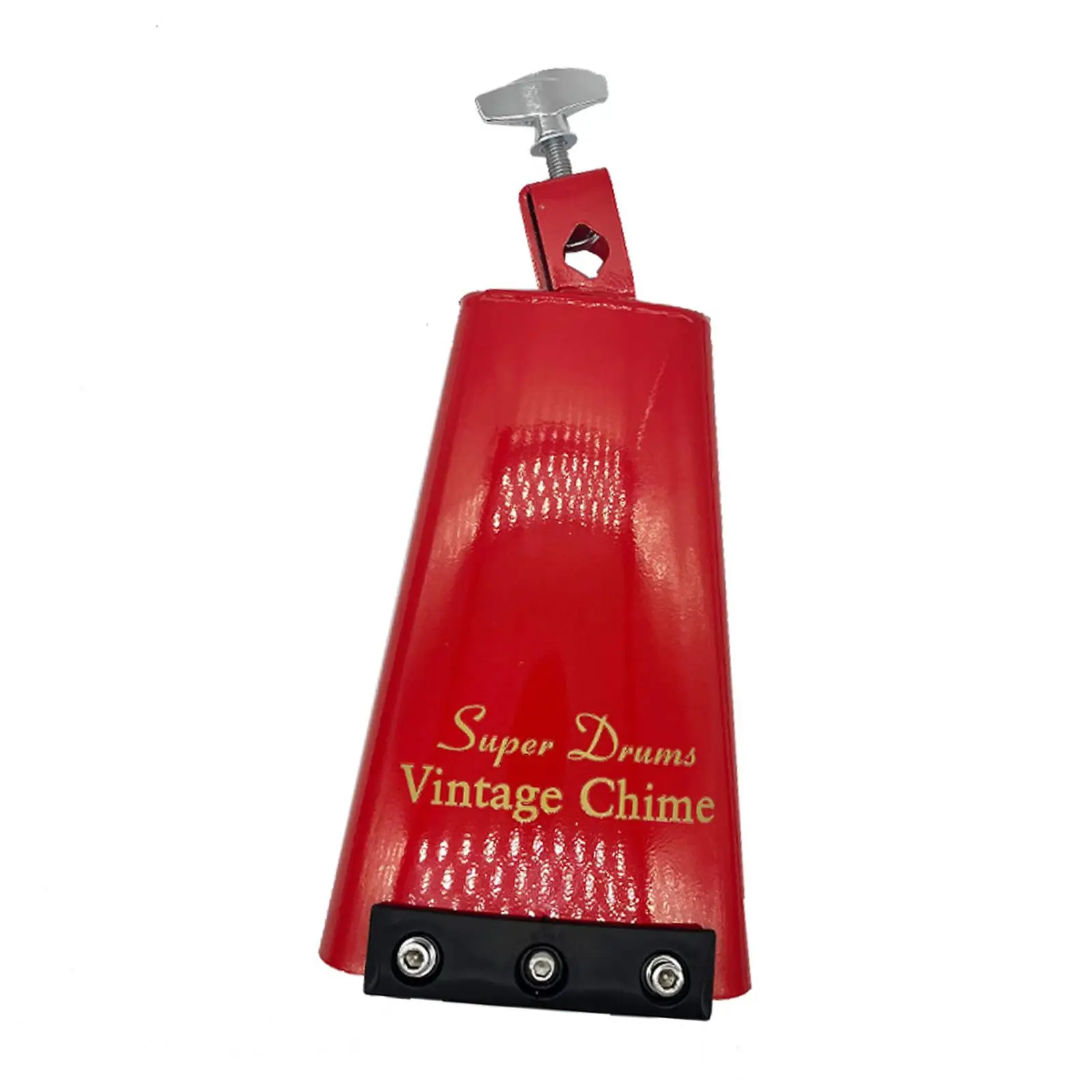 Stainless Steel Cowbell Portable Noise Makers for Drum Set Wedding Baseball