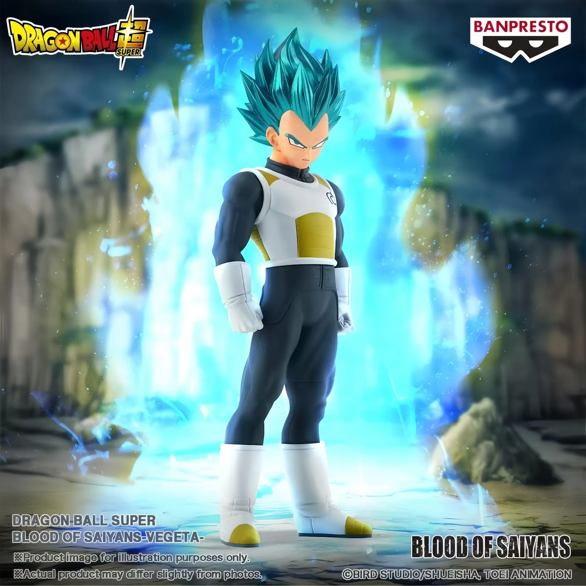 

Genuine Banpresto Bandai Dragon Ball Super Blood of Saiyans Vegeta About 17Cm Standing Figure Figure Model New and Unopened