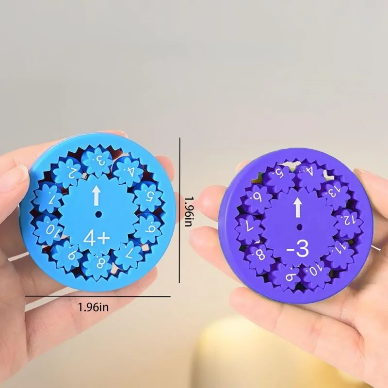 Matemática fidget spinner brinquedos sensoriais meninos meninas dedo jogo matemática fato giros fidget tdah autismo para crianças presentes (adicionar ou menos)