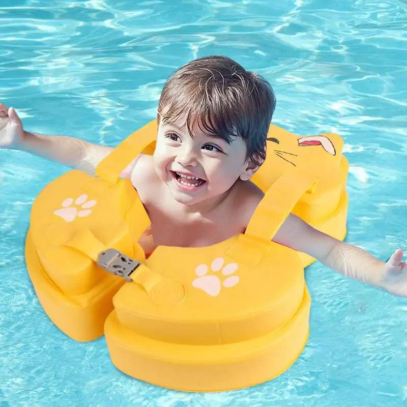 

Toddler Pool Float Non-inflatable PVC Swimming Ring For Kid Swimming Practice Assistive Tools Outdoor Water Toy For Backyards