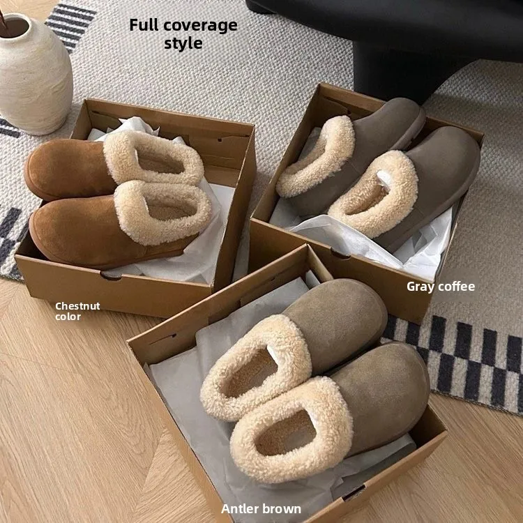 

Women's Fce Lined Snow Boots Thi Sole Full Cover Matte Fini Soft Bot Cotton oes Winter Warm Casual Sle Boots