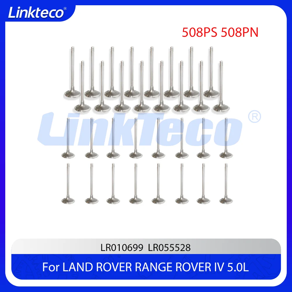 Engine Parts Intake Exhaust Valve Fit 5.0 L 508PS 508PN For Jaguar F-TYPE XFI XFJ XK XJ Land Rover DISCOVERY RANGE ROVER 5.0L