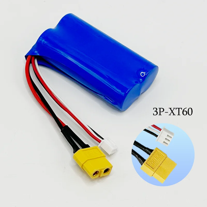 7.4v 3500mAh Lipo Battery T Plug for Wltoys 12423 10428 12429 12401 12402 12402A RC Car 7,4 В 3500 мАч RC Игрушечная Батарея