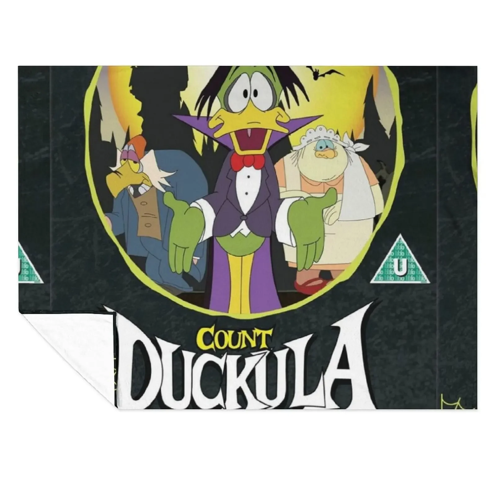 

Count Duckula Throw Blanket warm for winter Luxury St For Decorative Sofa Large Blankets