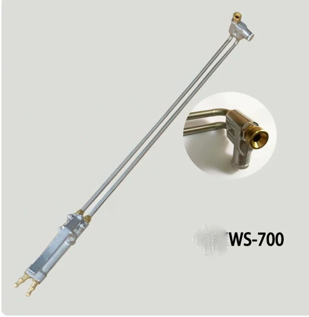 Double Pipe Spray Gun For Die Casting Machine Cooling Cleaning Release Agent Forge Mold Lubricating Fluid Sprayer Pistol