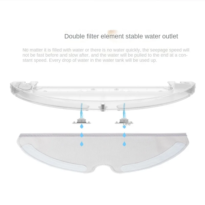 حاوية خزان مياه لـ Xiaomi Roborock ، ملحقات جزء مكنسة كهربائية روبوت ، S5 ، S6 ، S50 ، S51 ، S52 ، S55 ، S60 ، S61 ، S65