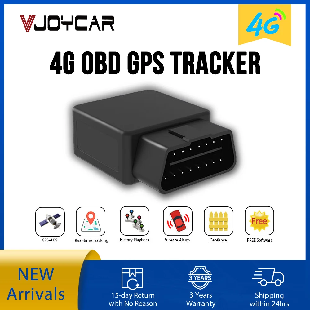 

4G LTE OBD GPS Vehicle Tracker OBDII TK816-4G GSM GPS Multi-function Locator Tracking Device Geo-fence Historical Track Free APP