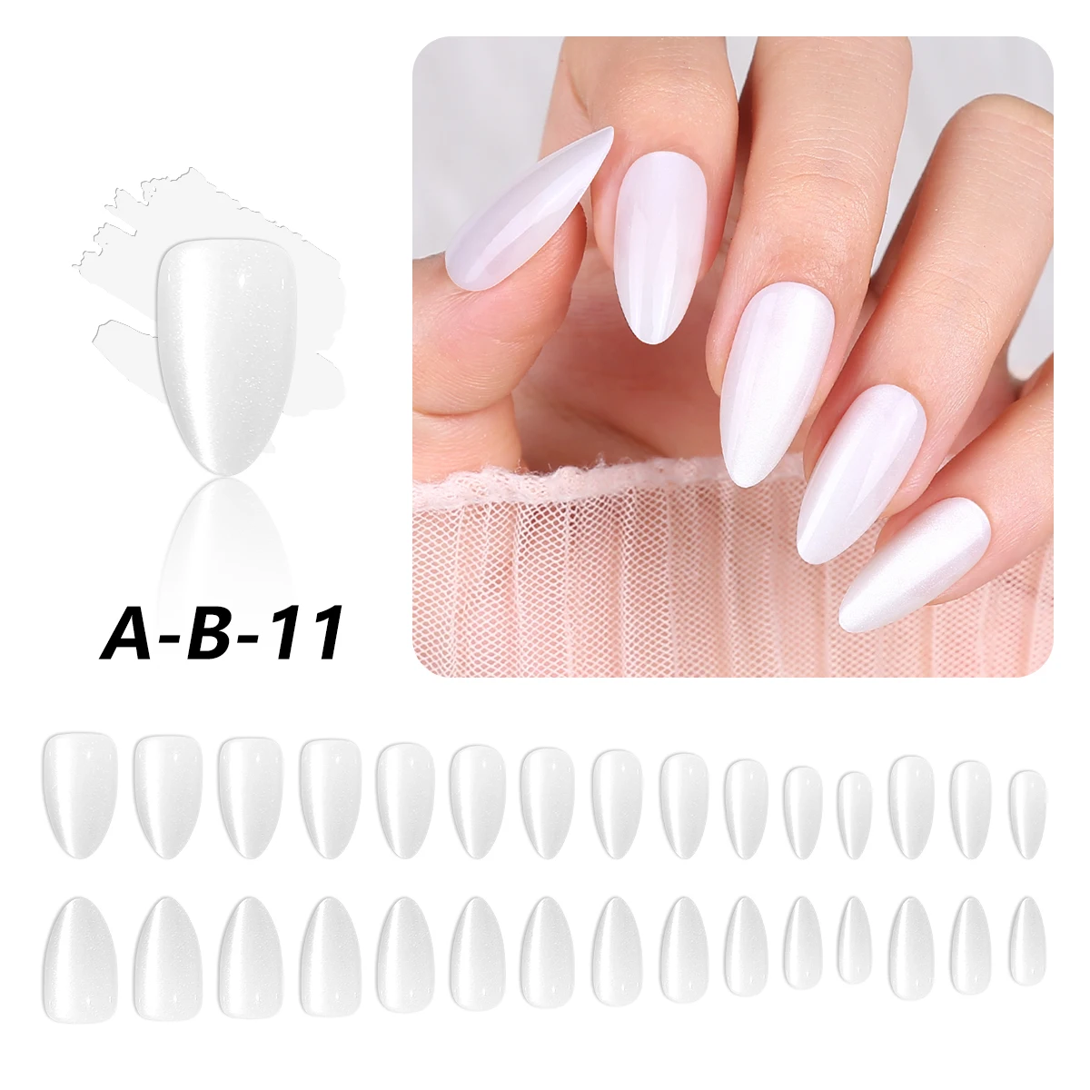 Branco popular 30 peças de cobertura completa arte do prego unhas falsas, arte do prego francês dicas francesas brancas faux ongles y2k imprensa em unhas falsas
