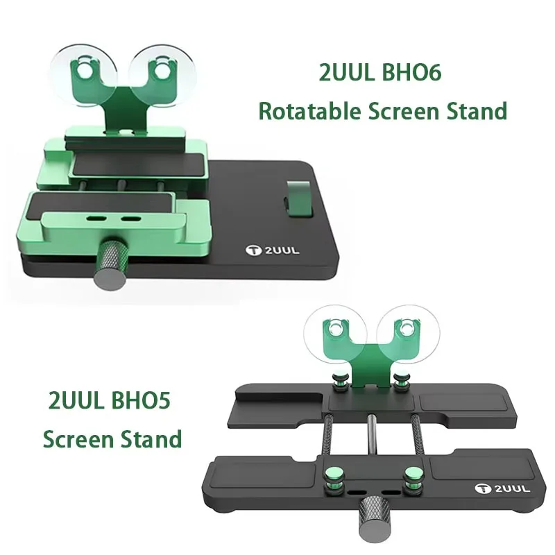 

2UUL Screen Stand Fixture Universal Maintenance Clamp Phone Opener LCD Screen Back Cover Opening Repair Tools Suction Cup Clip