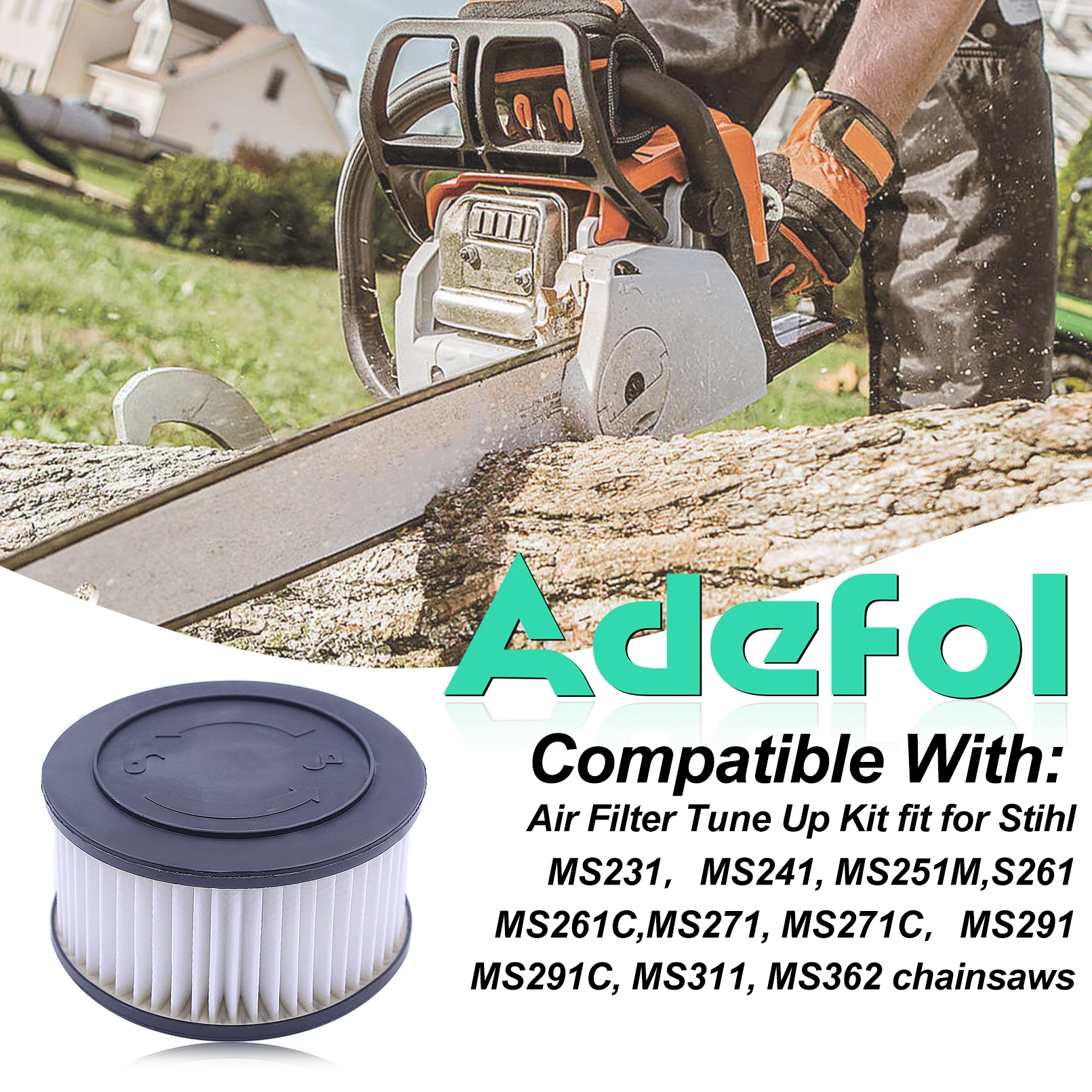 エアフィルターチューンアップキット-stihl-ms231-ms241-ms251-ms261-ms271-ms291-ms311-ms381-ms391用-交換部品番号：1141-140-4400-1141-120-1604
